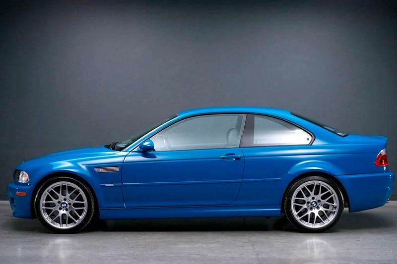 На торги выставлен стильный BMW M3 (E46) в голубом цвете &laquo;Laguna Seca Blue&raquo;