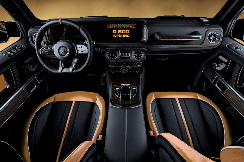 Manhart G 800 Inferno: 800-сильный вариант Mercedes-AMG G 63 от немецких тюнеров