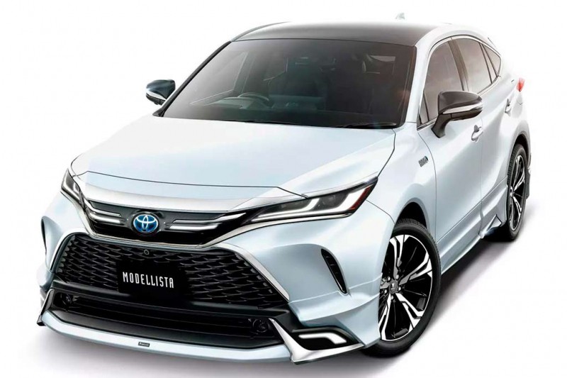 Гибридный Toyota Harrier PHEV получил набор аксессуаров от заводского ателье Modellista