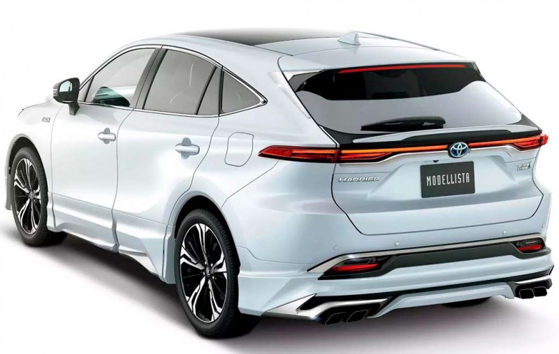 Гибридный Toyota Harrier PHEV получил набор аксессуаров от заводского ателье Modellista