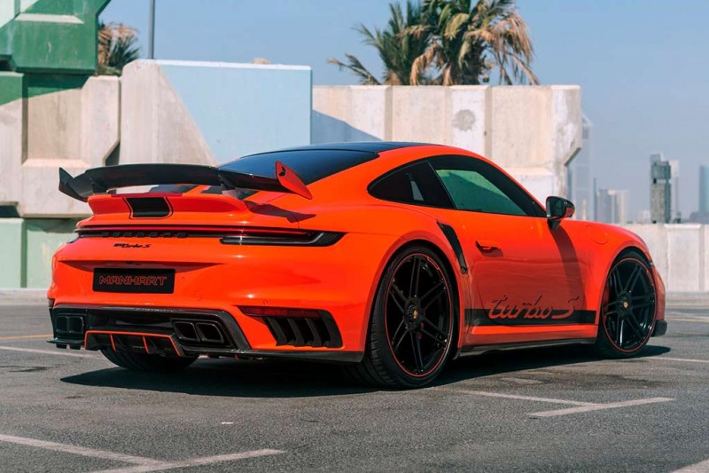 Manhart TR 800: доработанный вариант Porsche 911 Turbo S (992) с 833-сильным мотором