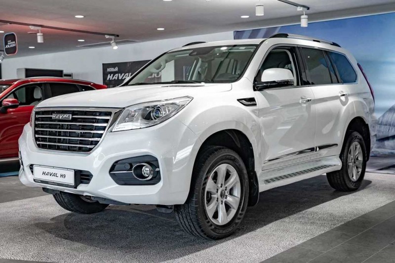 Цвета кузова нового Haval H9: три доступных оттенка для модели