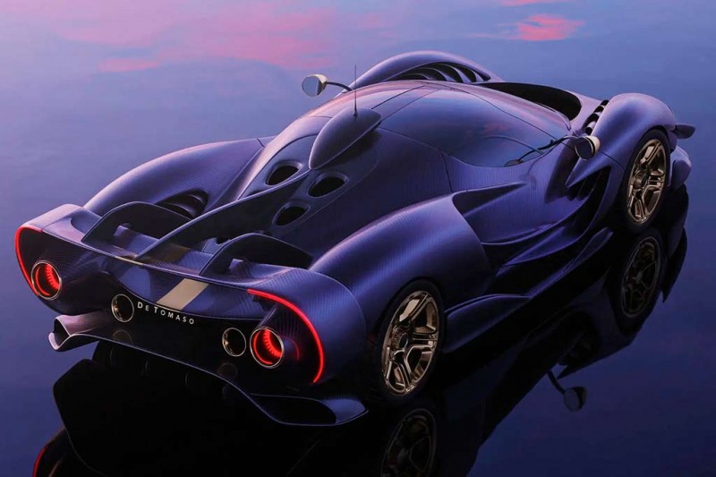 De Tomaso P900: в разработке 900-сильный трековый гиперкар с экологичным V12