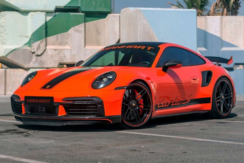 Manhart TR 800: доработанный вариант Porsche 911 Turbo S (992) с 833-сильным мотором