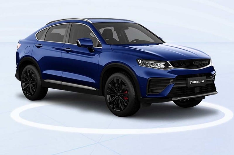 Цвета кузова нового Geely Tugella: шесть доступных оттенков для модели