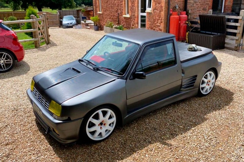 В продаже компактный пикап на базе старенького Renault 5 1987 года 2 В продаже компактный пикап на базе старенького Renault 5 1987 года