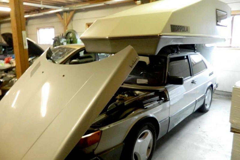 На продажу выставили заводской кемпер-надстройку для классического Saab 900