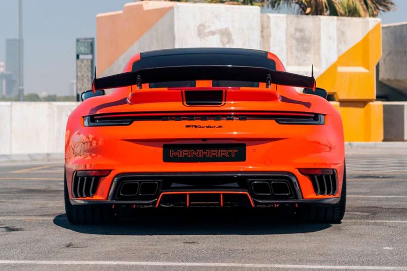Manhart TR 800: доработанный вариант Porsche 911 Turbo S (992) с 833-сильным мотором