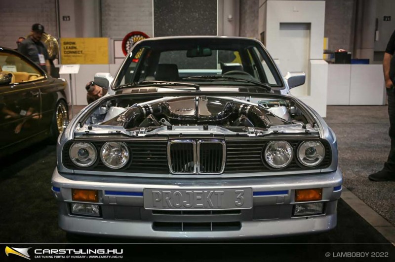 Тюнеры из Renner привезли на SEMA рестомод Projekt 3 с мотором от BMW M5 (E60)