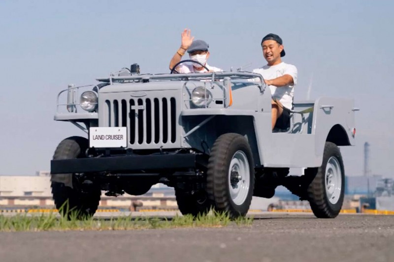 Компания Toyota отреставрировала классический Land Cruiser из 1950-ых гг