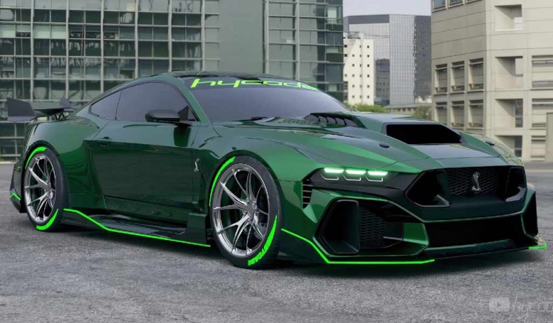 Независимый художник Hycade опубликовал рендеры следующего Shelby GT500