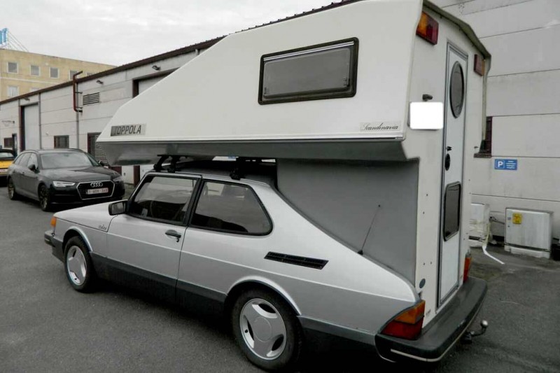 На продажу выставили заводской кемпер-надстройку для классического Saab 900