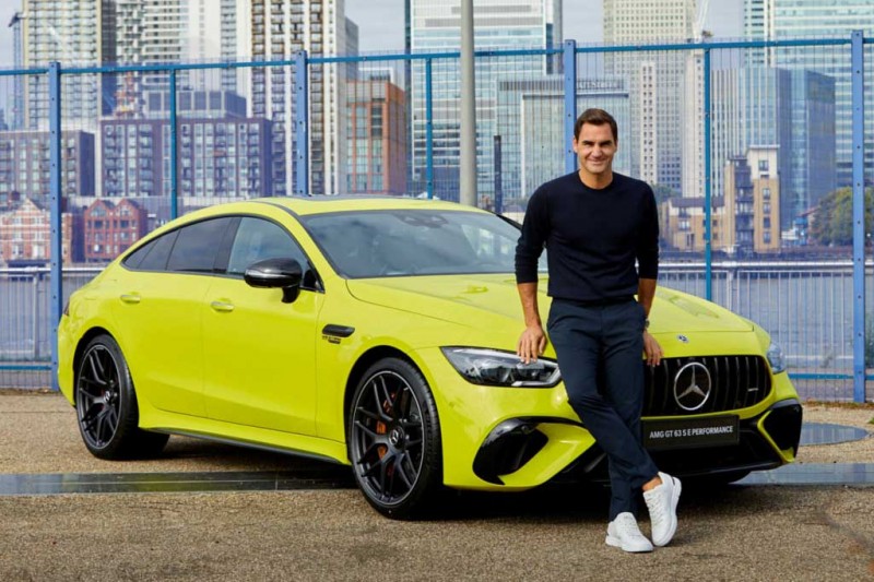 С молотка пустят эксклюзивный AMG GT 63 S E Performance в честь Роджера Федерера