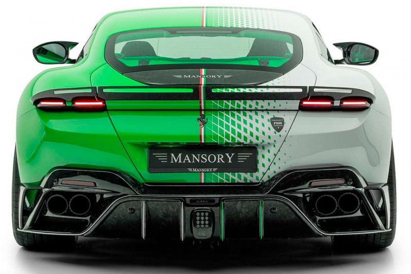 Mansory Tempesta Verde: уникальный двухцветный экземпляр купе Ferrari Roma