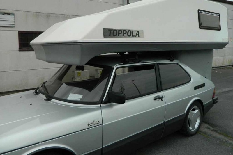 На продажу выставили заводской кемпер-надстройку для классического Saab 900