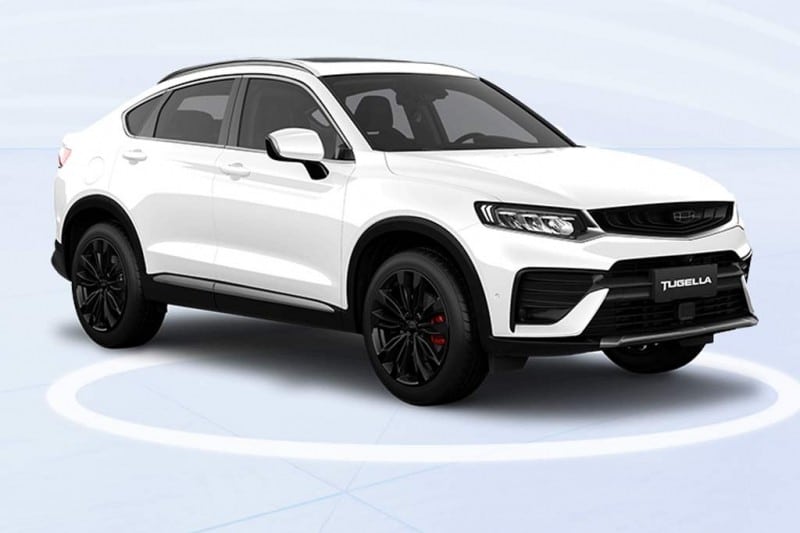 Цвета кузова нового Geely Tugella: шесть доступных оттенков для модели