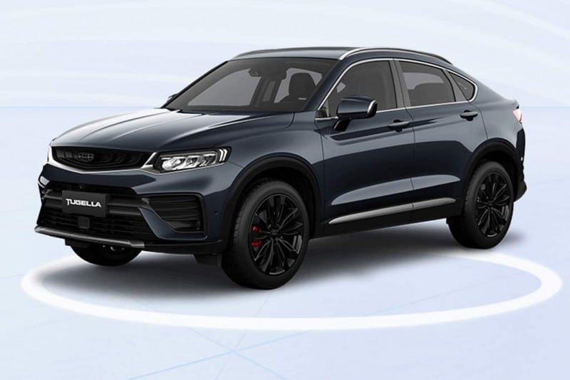 Цвета кузова нового Geely Tugella: шесть доступных оттенков для модели