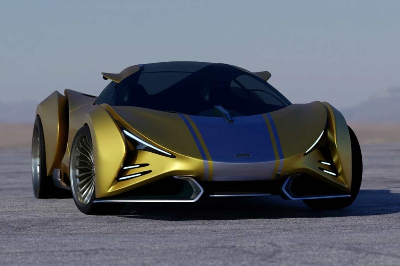 Опубликованы рендеры гиперкара McLaren Ensifera: это виртуальный конкурент Ferrari 296 GTB
