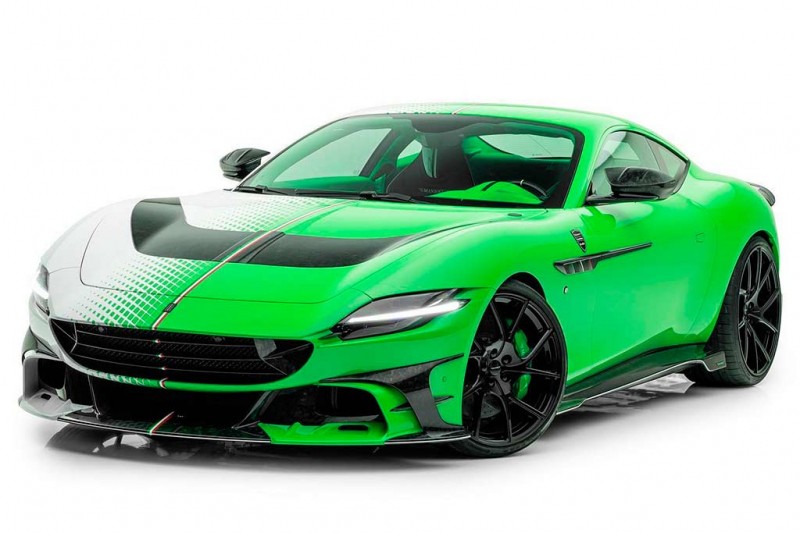 Mansory Tempesta Verde: уникальный двухцветный экземпляр купе Ferrari Roma