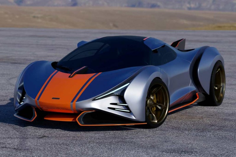 Опубликованы рендеры гиперкара McLaren Ensifera: это виртуальный конкурент Ferrari 296 GTB