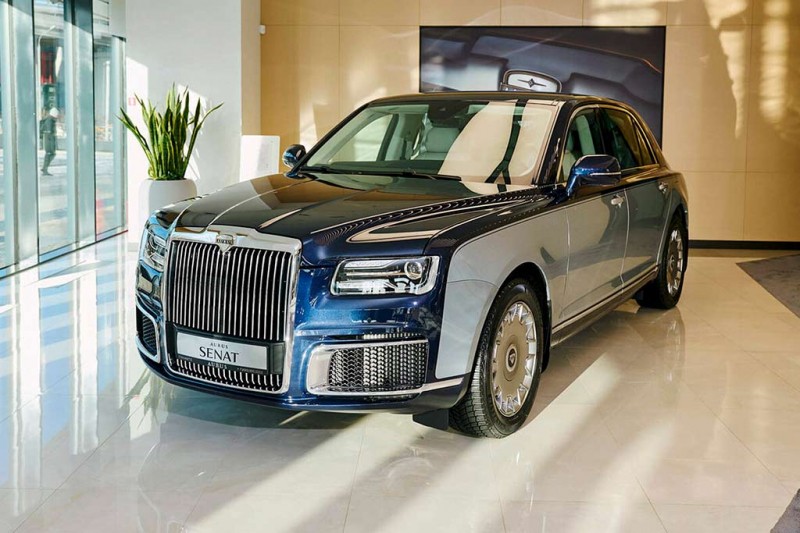 В Москве продают двухцветный Aurus Senat: цена вопроса &mdash; 35 млн руб