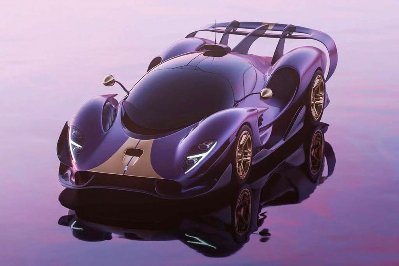De Tomaso P900: в разработке 900-сильный трековый гиперкар с экологичным V12