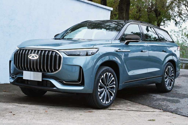 Рассекречена внешность нового Chery Tiggo 9: опубликованы фото без камуфляжа