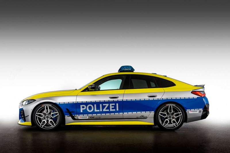 Представлен &laquo;полицейский&raquo; вариант BMW i4 от немецкой мастерской AC Schnitzer