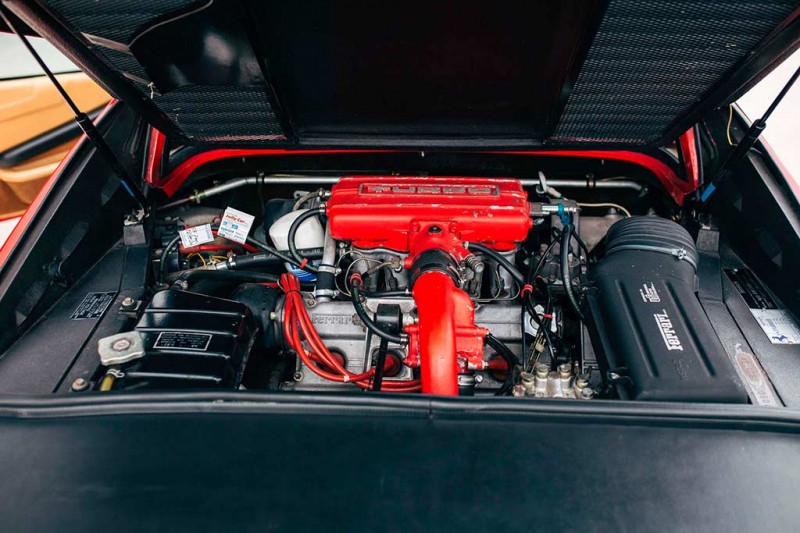 На торги выставлен классический Ferrari 208 Turbo 1984 года с двухлитровым турботором