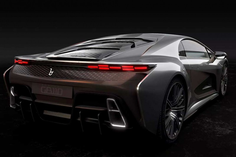 Возрождение итальянской марки Bertone начнется с 1 100-сильного гиперкара GB110