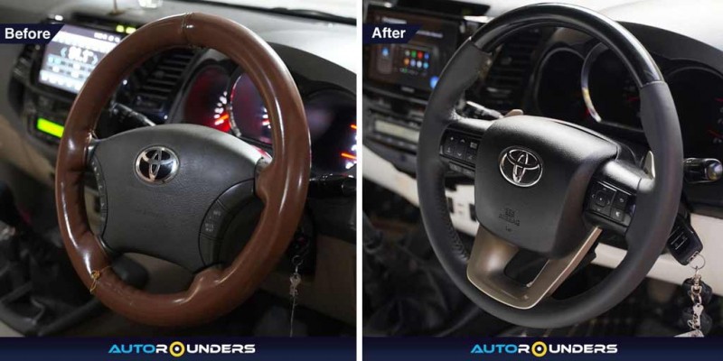 Старый Toyota Fortuner получил обвес в стиле внедорожника Lexus