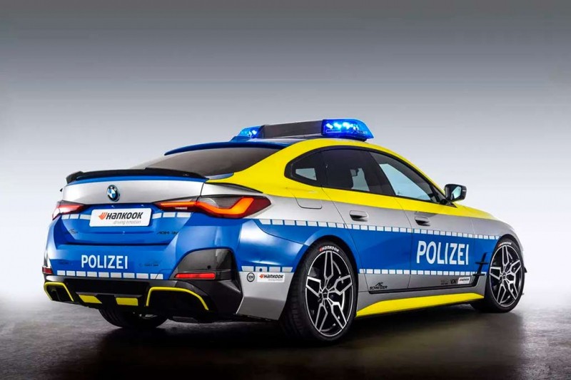 Представлен «полицейский» вариант BMW i4 от немецкой мастерской AC Schnitzer