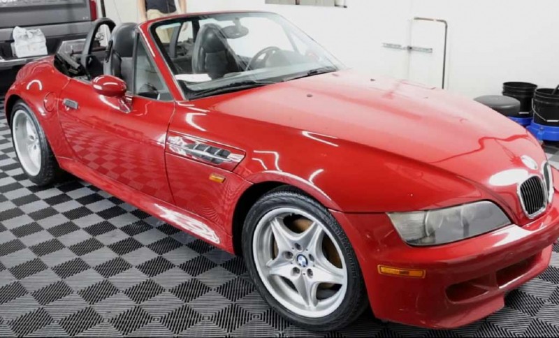 Посмотрите на процесс детейлинга затопленного BMW Z3 M Roadster