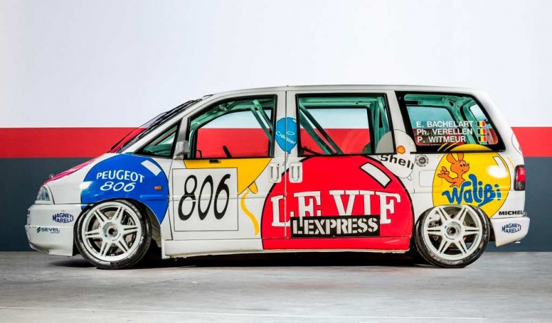 Уникальный минивэн Peugeot 806 Procar для гонок на выносливость продадут с молотка