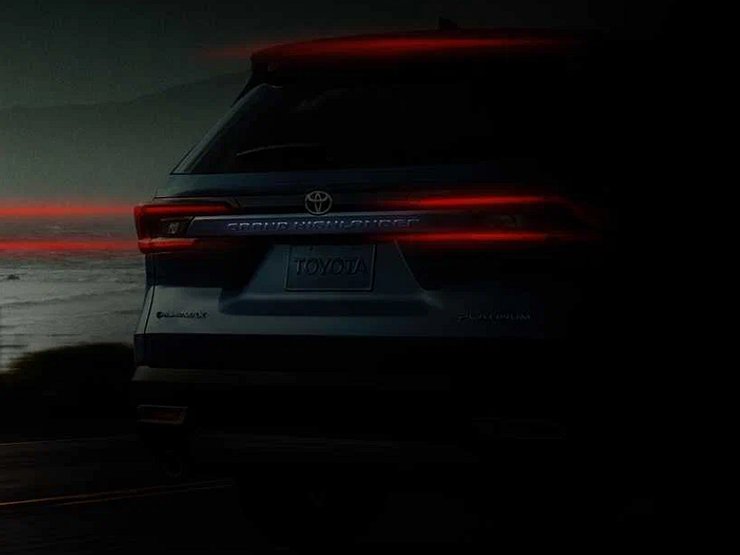 Опубликовано первое изображение кроссовера Toyota Grand Highlander
