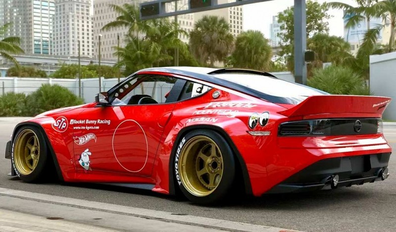Представлен спорткар Nissan Z с эффектным широкофюзеляжным обвесом от Rocket Bunny