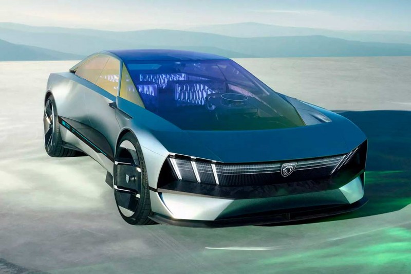 Peugeot Inception Concept: французы показали эффектный футуристичный седан