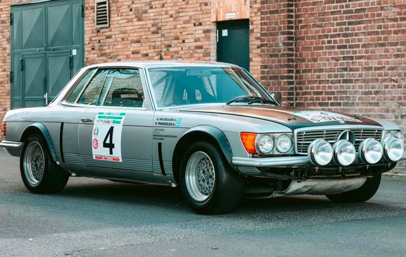 Гоночный Mercedes-Benz 450 SLC 5.0 «Rallyewagen» продадут с молотка: таких было 7 штук