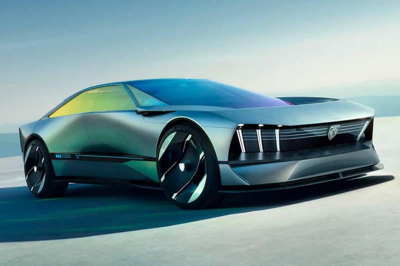 Peugeot Inception Concept: французы показали эффектный футуристичный седан