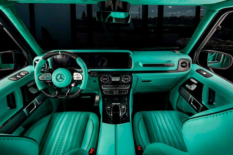 Польские тюнеры из Carlex Design показали мятно-зеленый Mercedes-AMG G63