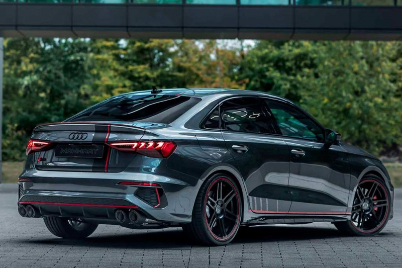 &laquo;Подогретый&raquo; седан Audi S3 погостил в ателье Manhart и стал еще мощнее
