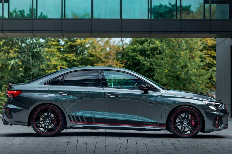 &laquo;Подогретый&raquo; седан Audi S3 погостил в ателье Manhart и стал еще мощнее