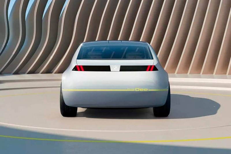 BMW i Vision Dee: меняющий цвета концепт с большим проекционным дисплеем