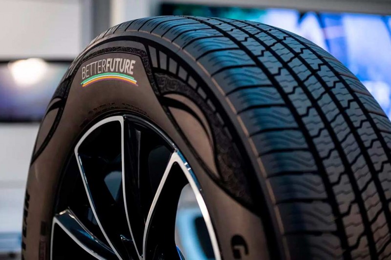 Новые покрышки Goodyear почти полностью изготовлены из вторсырья