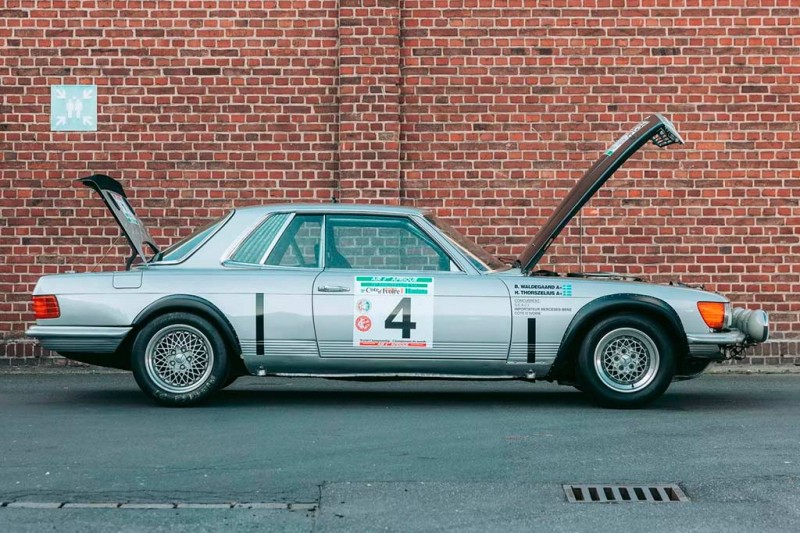 Гоночный Mercedes-Benz 450 SLC 5.0 &laquo;Rallyewagen&raquo; продадут с молотка: таких было 7 штук