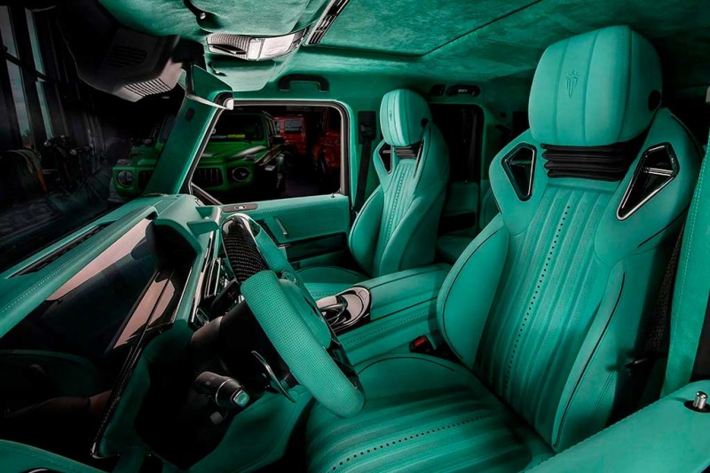 Польские тюнеры из Carlex Design показали мятно-зеленый Mercedes-AMG G63