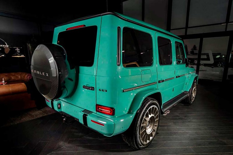 Польские тюнеры из Carlex Design показали мятно-зеленый Mercedes-AMG G63