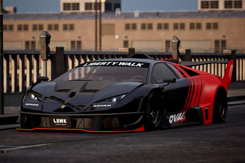Ателье Liberty Walk представило суперкар Lamborghini Murcielago с современным обвесом