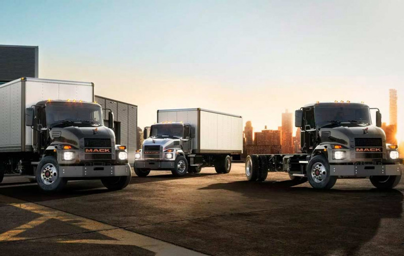 Mack MD Electric: среднетоннажный электрический грузовик от американской марки