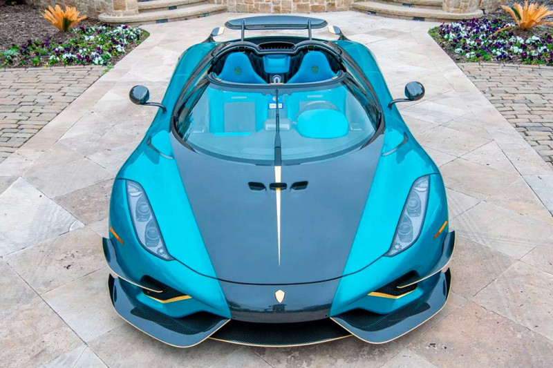 На аукцион выставлен гиперкар Koenigsegg Regera с почти нулевым пробегом